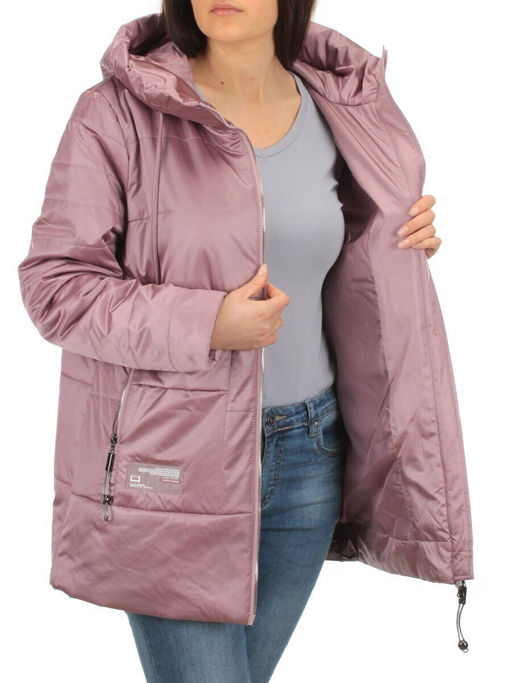 BM-1100 LILAC Куртка демисезонная женская АЛИСА (100 гр. синтепон) - Фабричный китай фото 6
