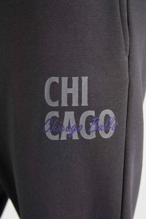 DeFactoFit NBA Chicago Bulls Толстые спортивные штаны прямого кроя с карманами и карманами  фото 5