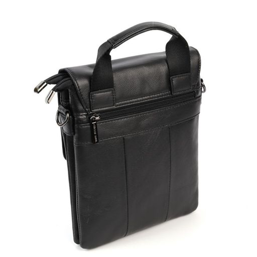 Мужская кожаная сумка через плечо 6830А Блек - Dff фото 3