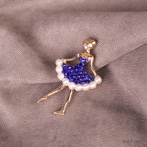 Брошь Балерина / GM273-29 /уп 24/