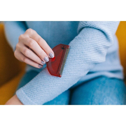 Цена за 4 шт. Щётка для удаления катышков, 7.5×4.5×0.5 см, МИКС