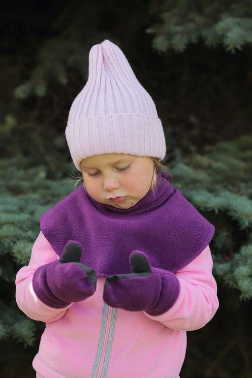 Варежки флисовые ОСЕНЬ/ВЕСНА - Шанти пунти фото 9