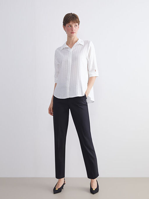 Loose Fit ?izgili Bluz