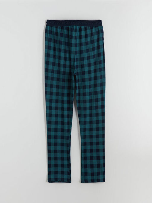 Standart Kal?p Ekose Erkek Pijama Alt