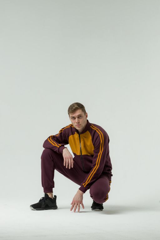 футер 3х нитка ПЕТЛЯ Костюм мужской с лампасами - Knitka wear фото 8