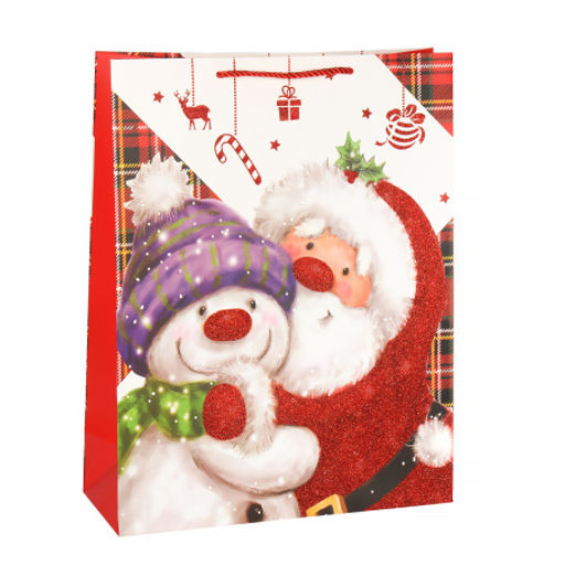 Пакет подарочный 31х40х12 / 109-1L /уп 12/360/Новый год - Галеонтрейд фото 4