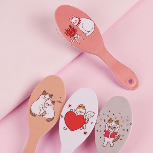 Цена за 2 шт. Расчёска массажная, 5.3×17.5 см, МИКС