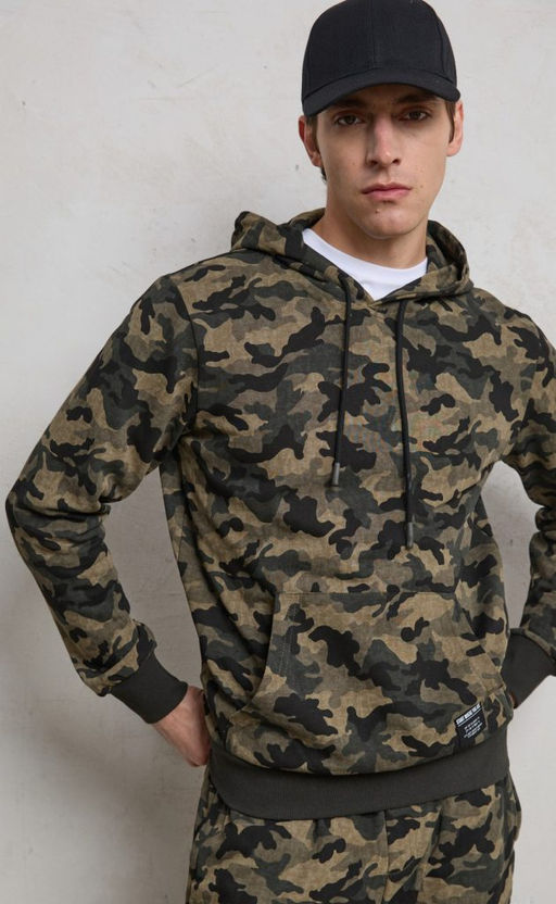 Толстовка F411-0590 khaki camo