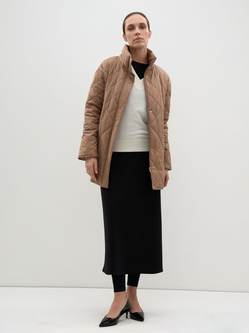 Conso/SM 240112 - almond Утепленное полупальто
