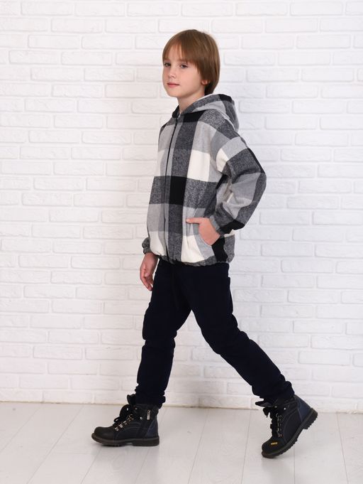 ТД030 Толстовка Дели 2 с капюшоном (чёрный) - Милаша фото 8