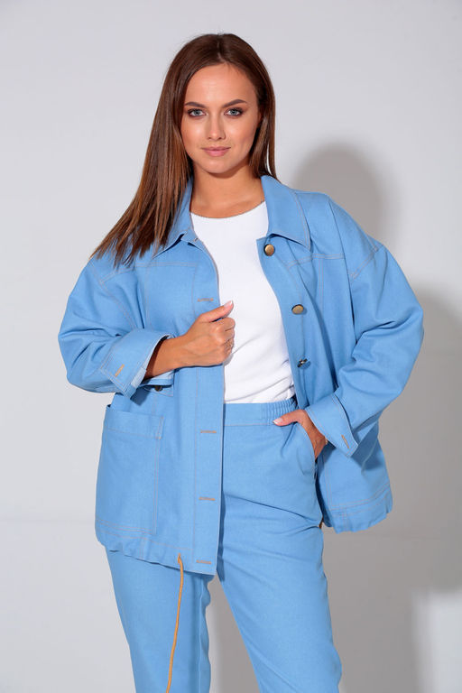 Костюм Liona Style 877 голубой  фото 3