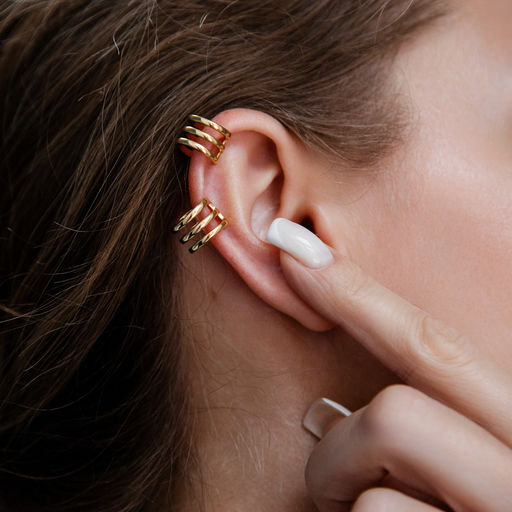 Серьга каффа Арт. 3-4700-Y - MyGemma фото 2