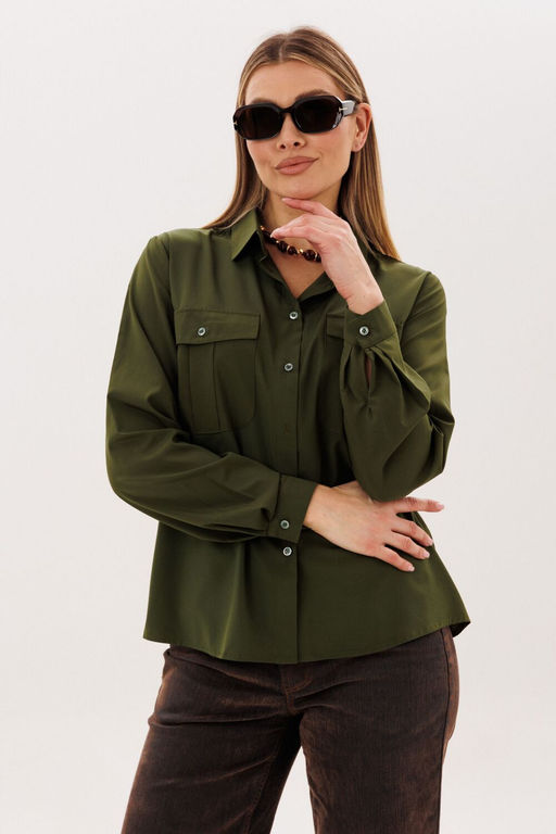 Рубашка ANELLI 1819 хвойный  фото 2