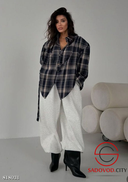 Рубашка женская на пуговицах - Bruno фото 2