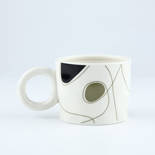 Кружка керамическая Геометрик, 400 мл
