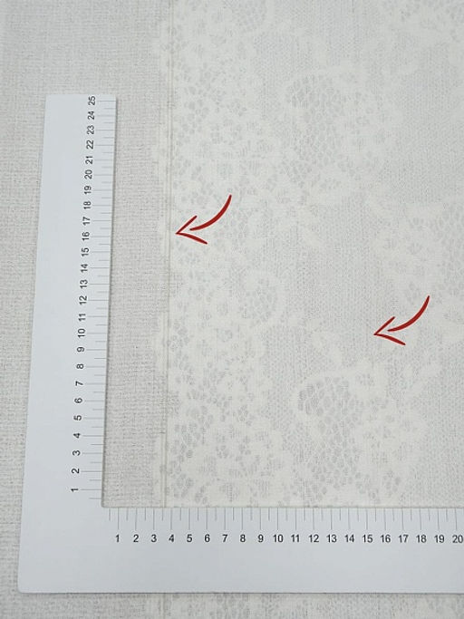 Дорожка Кружево, ш.0.5м, хлопок-100%, 228гр/м.кв - Купава фото 4