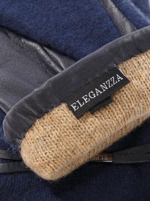 Перчатки женские 100% ш IS0150 d.blue - Eleganzza фото 4