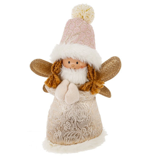 Игрушка набивная "Ангел", L15 W12 H25 см, 2в.