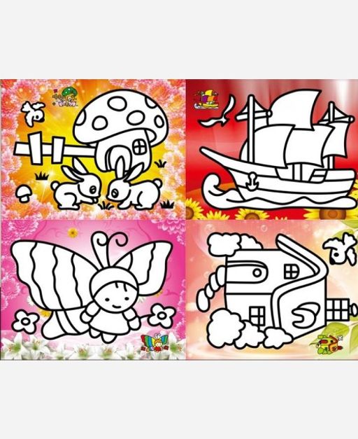 Картина из песка Маленьк. 15*20 см. Рисунки в ассортименте 904681 - Yiwu youda import & export co фото 4