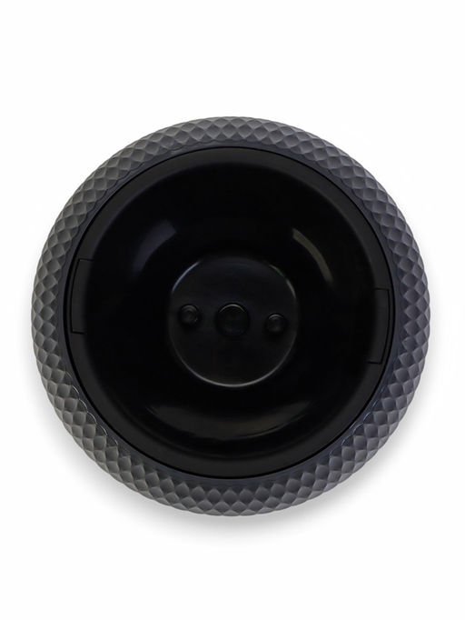 Кашпо для цветов Жемчужина, 7 л, d=36 см, h=22 см, пластик, со вставкой, цвет графитовый - Simaland фото 3