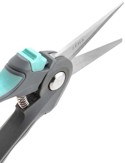 Профессиональный садовый секатор с прямыми лезвиями ZEMA.