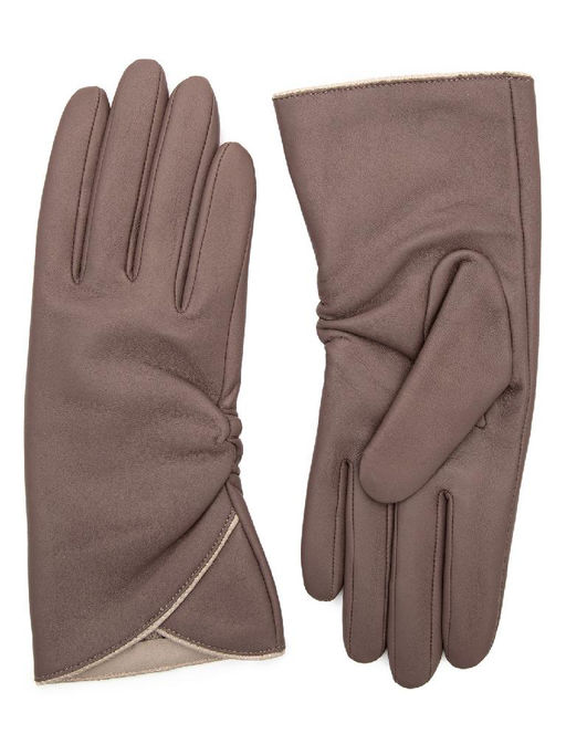 Перчатки жен п/ш LB-2407 rose taupe/l.cacao - Labbra фото 2