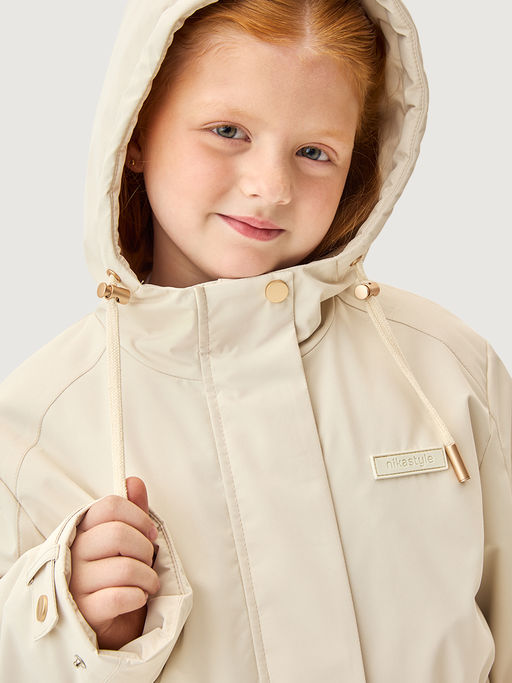 Парка п5м4426 беж - Nikastyle фото 5