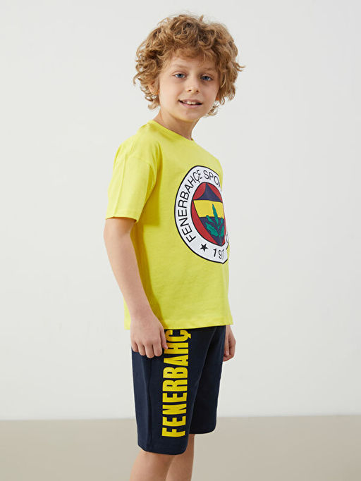 Fenerbah?e Bask?l? Erkek ?ocuk Ti??rt ve ?ort 2li