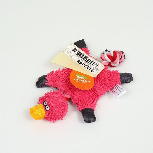 Игрушка текстильная Косматая утка , 32 х 19 см, фиолетовая - Пижон фото 5