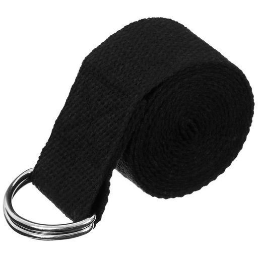 Набор для йоги Sangh: блок, ремень, цвет чёрный  фото 7