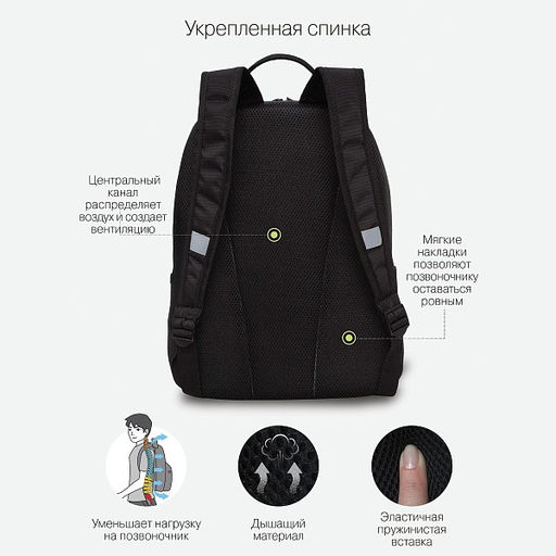 RB-351-2 Рюкзак школьный - Grizzly фото 34