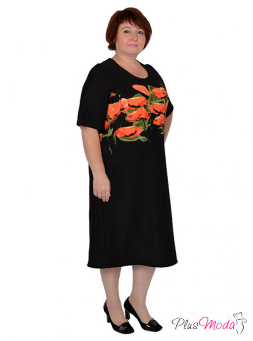Платье Модель №498 размеры 44-82 - Plusmoda фото 5