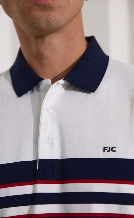 Футболка-поло F411-07-001 white - Fine joyce фото 5