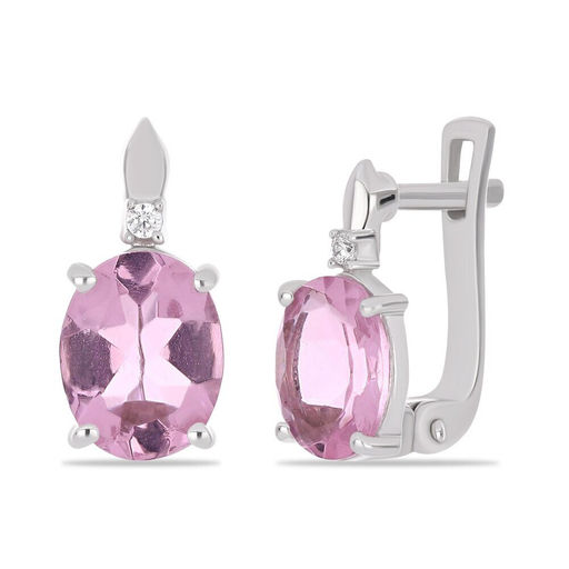 Серьги, морганит, Лейкерс