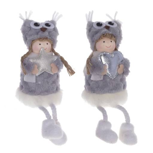 Изделие декоративное "Девочка", L6 W6 H18 см, 2в.