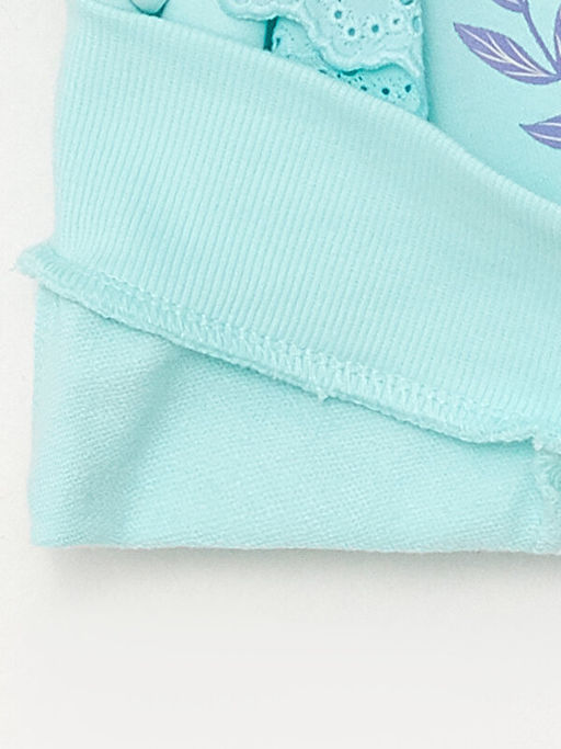 Bisiklet Yaka Elsa Bask?l? Uzun Kollu K?z ?ocuk Sweatshirt - Waikiki фото 3