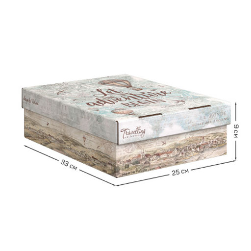 Набор для наст. хран. из карт.: короб 3 шт., лоток 2 шт., TRAVELLING AIR, шт - Valiant фото 3