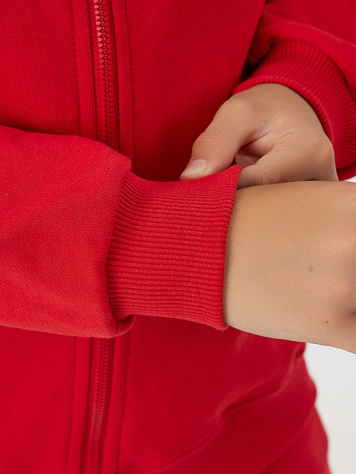 Толстовка для мальчиков красная на молнии - Mark formelle фото 5