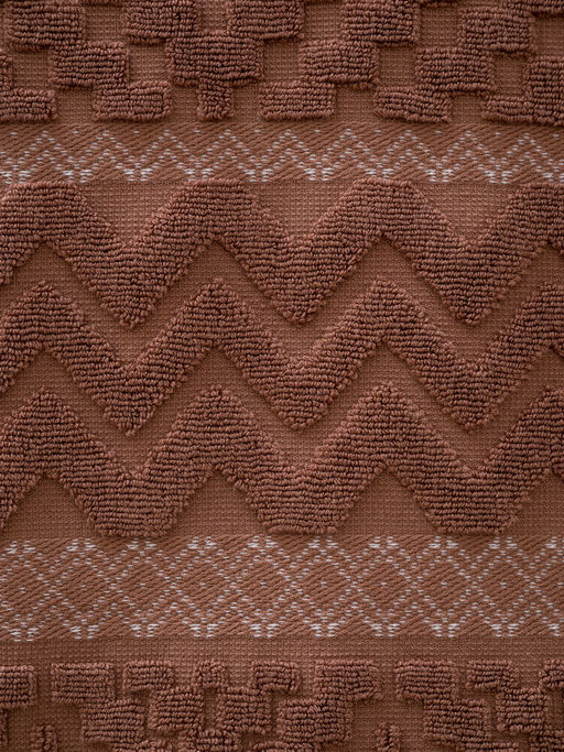 Махровое полотенце жаккардовое Соната беж- какао ПМА-6603 (118) 45х90 - Росхалат фото 5