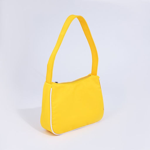 Сумка молодёжная на молнии, цвет жёлтый - Simaland фото 3