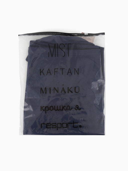 Футболка - поло женская MINAKU, размер 42-44 (S), интерлок, синяя