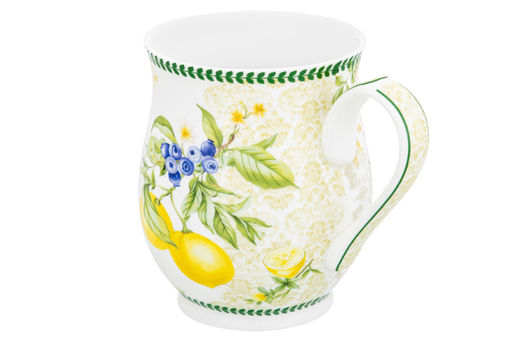 Кружка 350 мл 11,5*8,2*10 см Лимоны бочонок, NEW BONE CHINA - Elan gallery фото 13