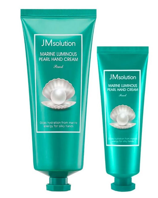 Набор кремов для рук с экстрактом жемчуга - Marine Luminous Pearl Hand Cream (Set), 50мл+100мл