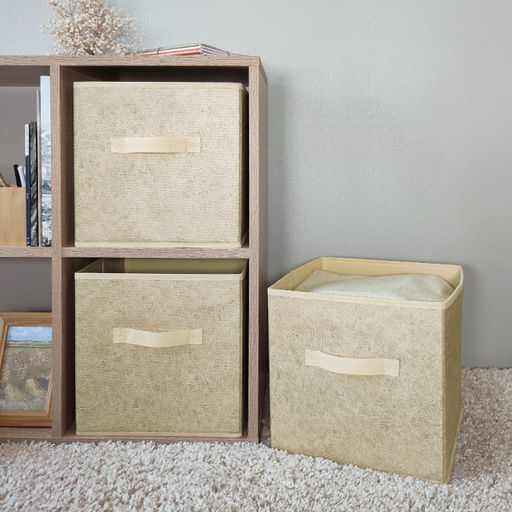VAL MS-BOX-3K Короба стеллажные, без крышки, 31*31*31 см, набор 3 шт., MONET SUMMER, шт