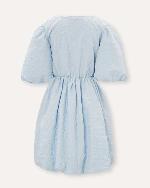 Платье из фактурной ткани с объемными рукавами длиной - Incity фото 3