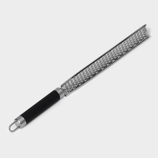 Тёрка для сыра Доляна Venus, 35.5×8 см, с ручкой, цвет чёрный