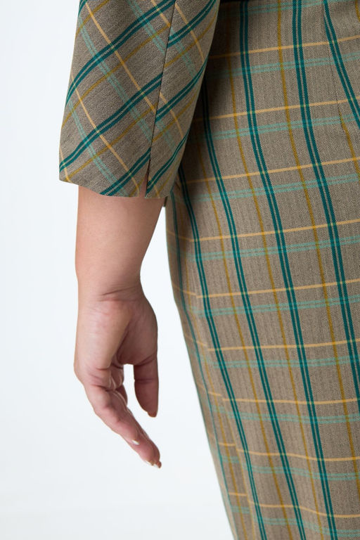 Платье ANELLI 1069 зеленый  фото 4