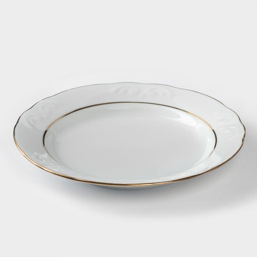 Сервиз столовый Добрушский завод «Бельё», 48 предметов, фарфор, белый