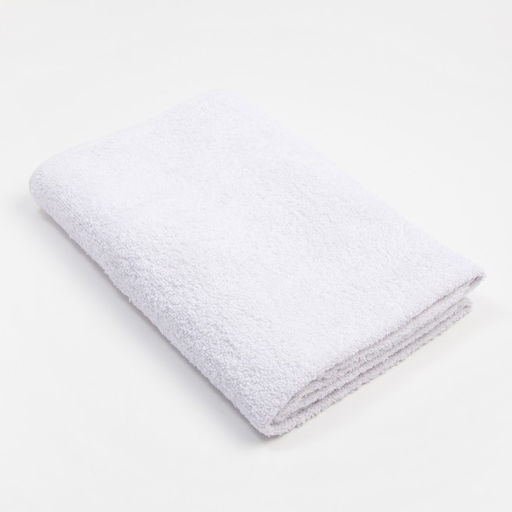 Полотенце махровое Экономь и Я 70*140 см, цв. белый, 100% хлопок, 320 гр/м2  фото 2