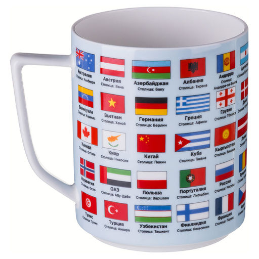 КРУЖКА LEFARD ФЛАГИ СТРАН МИРА 630 МЛ  фото 5